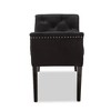 Chandelle Luxe and Contemporary Velvet Upholstered Bench Black - Baxton Studio - 3 of 4