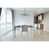 Elegant Lighting Xavier 6 lights pendant in black - 2 of 4