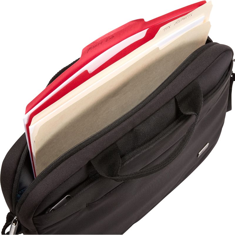 Case Logic Advantage ADVA-114 BLACK Carrying Case (Attach&eacute;) for 10" to 14.1" Notebook - Black - Polyester, 4 of 7