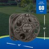 Suncast Sidewinder 60 Foot Side Scroll Decorative Wall Mount Hose Reel, Bronze - 3 of 4