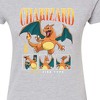 Women's - Pokémon - Charizard Multiple Poses Fitted Graphic T-Shirt - 2 of 3