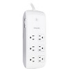 Philips Smart Plug 6-Outlet Surge Protector - 4ft. - White - image 4 of 4