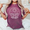 Simply Sage Market Women's Make Waves Circle Short Sleeve Garment Dyed Tee - 2 of 2