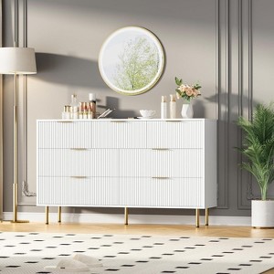 7-Drawer Dresser, Modern Wood Storage Chest of Drawers, for Living Room Bedroom - 1 of 4