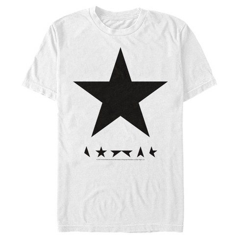 Men's David Bowie Blackstar T-Shirt - White - 2X Large