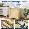 2-Drawer File Cabinet, 30" Wooden Storage Cabinet with Adjustable Hanger Rods for Letter/Legal Size, for Home Office, Living Room, Study, Natural - 4 of 4