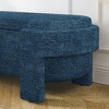 Lyngins Large Storage Bench, 51.5"L Upholstered Storage Ottoman, Ottoman with Storage, Linen Fabric Foot Stool, Bed Bench, Fully Assembled - 2 of 4