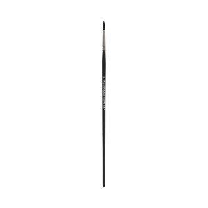 Black Swan Synthetic Red Sable Round Paint Brushes -  Professional Quality Long Handle Paint Brushes for Oil, Heavy Body Media and Acrylic - Artists - 1 of 4