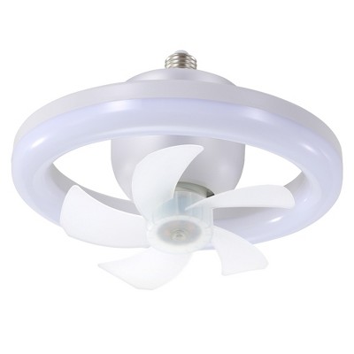 TOBILI Socket Ceiling Fan with Light and 360¡ã Rotating Ceiling Fan 3 Colors and 3 Wind Speeds