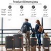 4 PCS Expandable ABS Hard Shell Lightweight Luggage Set with 4 Packing Cubes, Spinner Wheels and TSA Lock 16"20''24''28'' 4M - ModernLuxe - 2 of 4