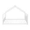 Sapphtopaz Metal House Bed Frame for Kids with Roof & LED Floor Platform Bed with Sturdy Frame for Kids Bedroom,Playroom,Nursery - 2 of 4