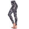 Women's One Size Fits Most Printed Leggings - One Size Fits Most - White Mark - 2 of 3