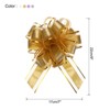 Unique Bargains Bright Large Organza Pull Bow Gift Wrapping Ribbon for Wedding 20 Pcs - 2 of 4
