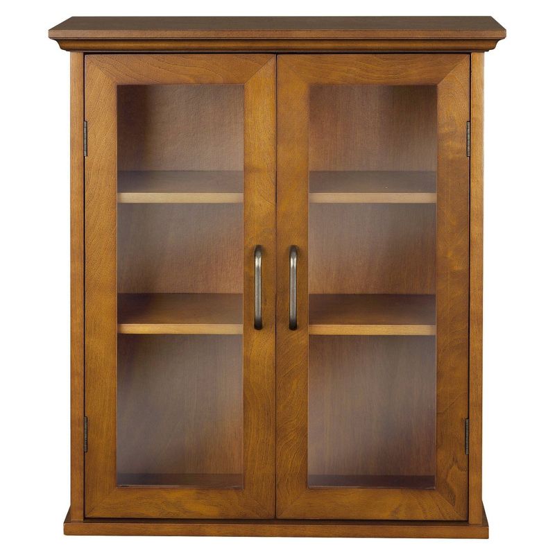 Avery Wall Cabinet Oil Oak Brown - Elegant Home Fashions, 1 of 14