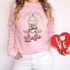 Simply Sage Market Women's Graphic Sweatshirt I Love You A Latte - 2 of 3