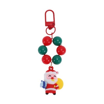 Unique Bargains Christmas Keychain with Lobster Clasp PVC Alloy 1 Pc