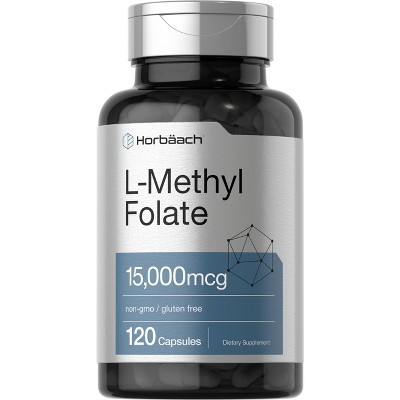 Horbaach L Methylfolate 15000 mcg | 120 Capsules