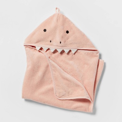 Photo 1 of **NEW**  25&#34;x50&#34; Pink Dinosaur Hooded Towel - Pillowfort&#8482;