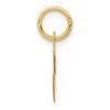 Black Bow Jewelry 14k Yellow Gold Ella Collection Small Fancy Script Initial Pendant A-W - 2 of 4