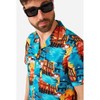 OppoSuits Men's Halloween Shirt - Short Sleeve Hawaiian Shirt - 4 of 4