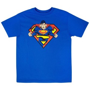 Kids Superman In Shield T-Shirt - 1 of 2