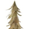 Northlight Small Layered Feathers Cone Tree Christmas Tabletop Decoration - 15.75" - image 4 of 4