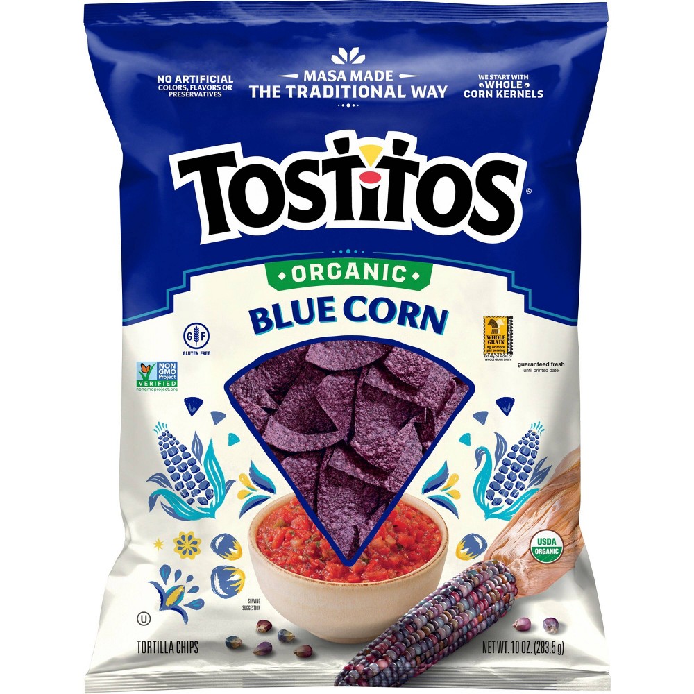 Tostitos Organic Blue Corn Tortilla Chips - 10oz