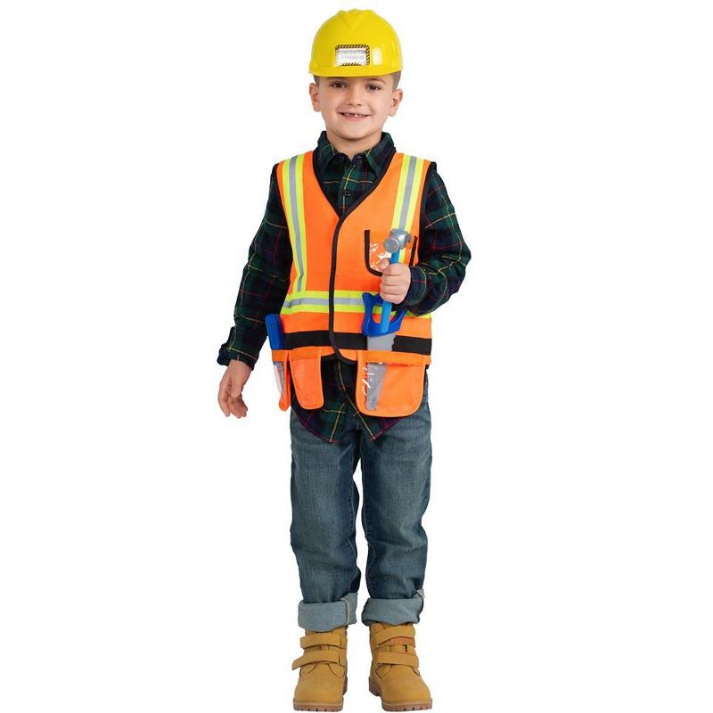 Dress Up America Construction Worker Costume for Kids, 2 of 3