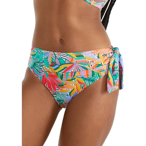 Birdsong Women's Sash Fold-over Bikini Bottom - S20237 3xl Wild