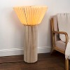 JONATHAN Y Archer 37" Modern Minimalist Pleated Shade Floor Lamp - 2 of 4