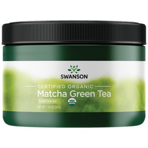Swanson Certified Organic Matcha Green Tea 1.76 oz Pwdr - 1 of 2