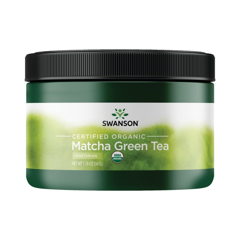 Swanson Certified Organic Matcha Green Tea 1.76 oz Pwdr, 1 of 3