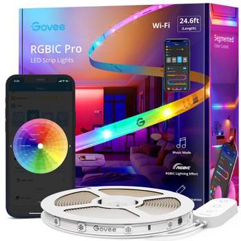  Govee Glide LED Wall Lights, RGBIC Wall Lights, Works with  Alexa and Google Assistant, Smart Glide Lively Light Bars for Gaming Room  Christmas Decor and Streaming, Multicolor Glide Sconces, 6 pcs 