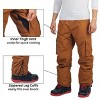 Alpine Swiss Mens Snowboard Pants 10K Waterproof Insulated Cargo Ski Pants Breathable Winter Snow Sport Outdoor Trousers - 3 of 4