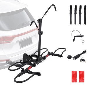 E Bike Racks For Tow Hitch 2 Bike,Heavy Duty Car Bike Racks For 2 Inch Receiver,Bike Carrier for Car,Foldable Bicycle Carrier Platform, - 1 of 4
