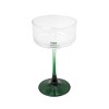 8.2oz Glass Ribbed Coupes Green - Bullseye's Playground™ - 2 of 3