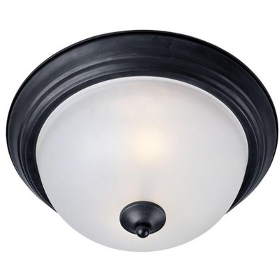 Maxim Lighting Essentials - 584x 3 - Light Flush Mount in  Black