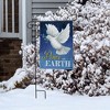 Briarwood Lane Garden Flag 12x18 For Outdoor Peace on Earth Dove Christmas For Christmas Garden Flag Flags For Outside - 4 of 4