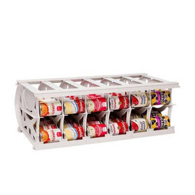 Shelf Reliance Compact Cansolidator Pantry Kitchen Organizer Holder with Rotational and Adjustable Panel Systems