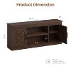 Farmhouse TV Stand for 75/80 Inch TVs, Long Entertainment Center w/ Storage Drawer &OpenShelf, Television Consoles Stands for living room - 2 of 4
