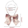 INSPIRE CHIC Women's Plaid Uniform Pre-tied Knot Cute Stylish Colorful Bow Ties - 2 of 4
