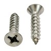 Bolt Dropper #12 X 1-1/2'' Stainless Flat Head Phillips Wood Screw, Silver 25-pcs - 2 of 4