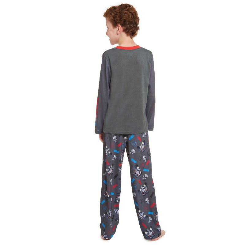 Hot Wheels Pajama Shirt and Pants Sleep Set Little Kid to Big Kid , 4 of 10