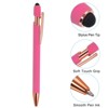 Unique Bargains Metal 2 in 1 Black Ink Medium Point Ballpoint Pen 6 Pcs - 4 of 4