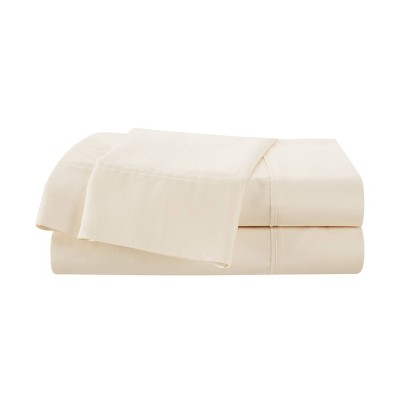 Ivory Twin Cotton Deep Pocket Sheet Set