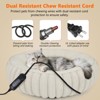 JOEJOY Temperature Control Heated Cat Bed, Removable Plush Cover with Heating Pad, Even Heat Distribution Mat for Senior Cats & Kittens - 3 of 4