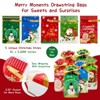 Wrapables Christmas Drawstring Treat Bags for Candy, Cookies, Treats, Gifts and Party Favors (50pcs) - 2 of 4