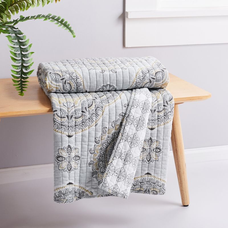 Solano Medallion Quilted Throw - Levtex Home, 2 of 5