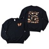Simply Sage Market Women's Graphic Sweatshirt Boho Neutral Christmas Front and Back - 2 of 4