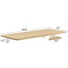 FONTOI Folding Table, Wall Mounted Folding Table for Small Spaces Bedroom, Burly Wood, 22"*6.5"*45" - 3 of 4